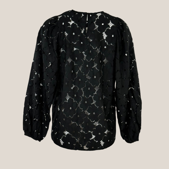 Blusa Pizzo Manica Lunga Lily Suncoo