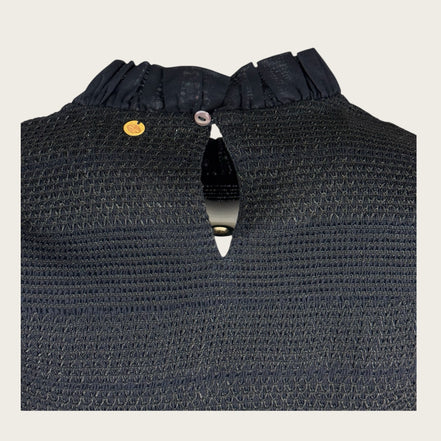 Blusa Punto Smoke Navy Elisa Antik Batik