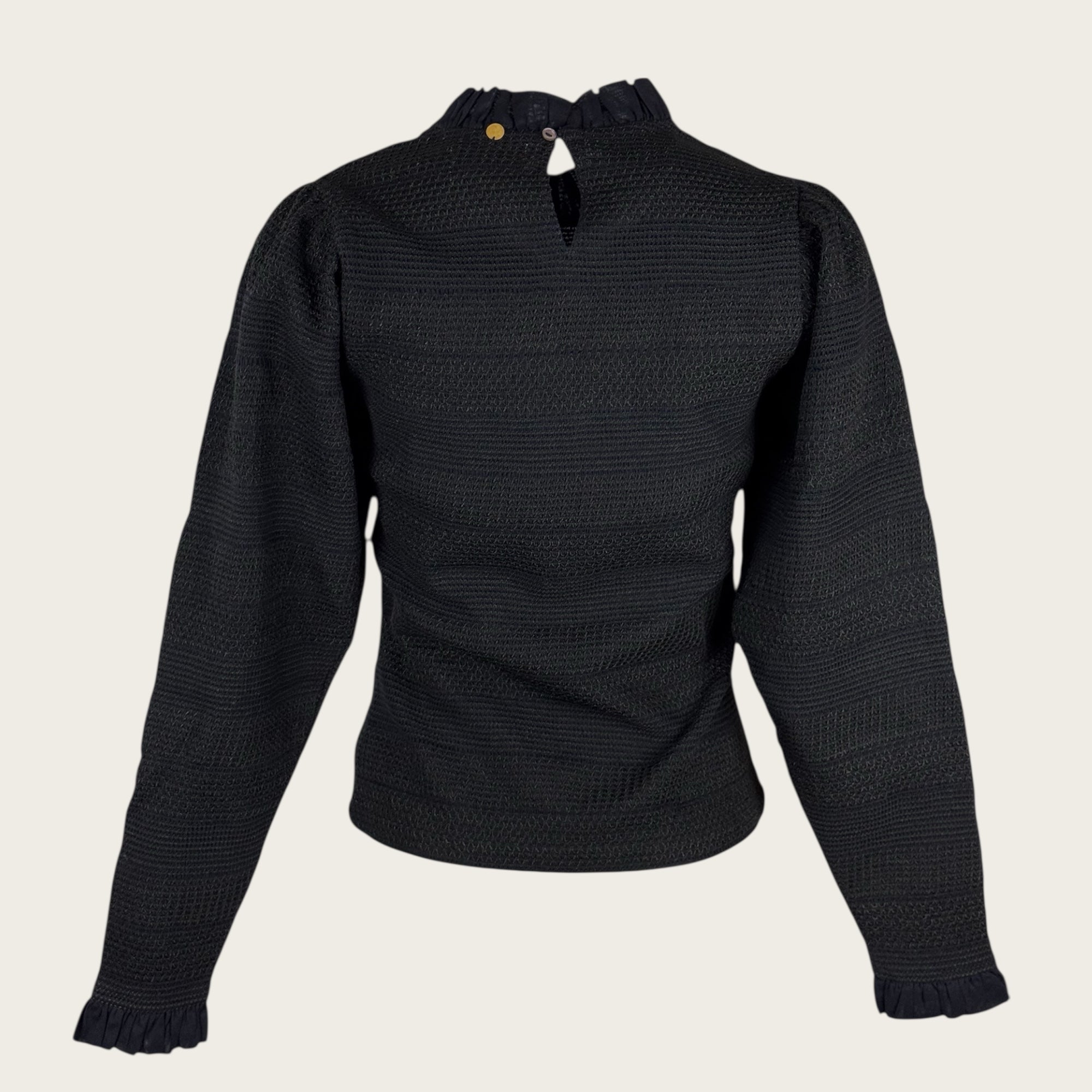 Blusa Punto Smoke Navy Elisa Antik Batik