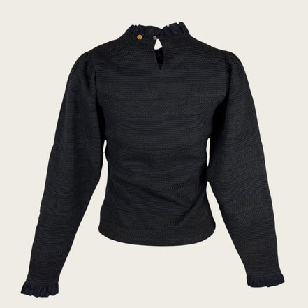 Blusa Punto Smoke Navy Elisa Antik Batik