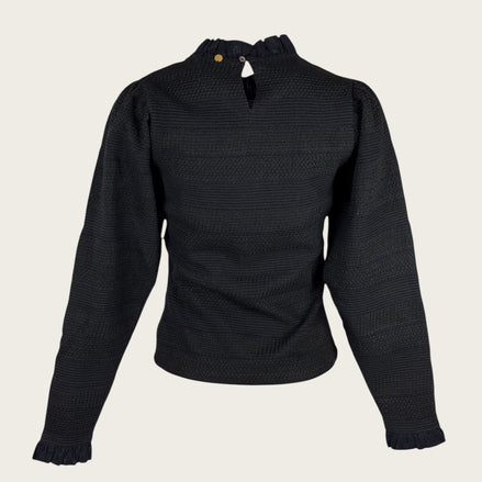 Blusa Punto Smoke Navy Elisa Antik Batik