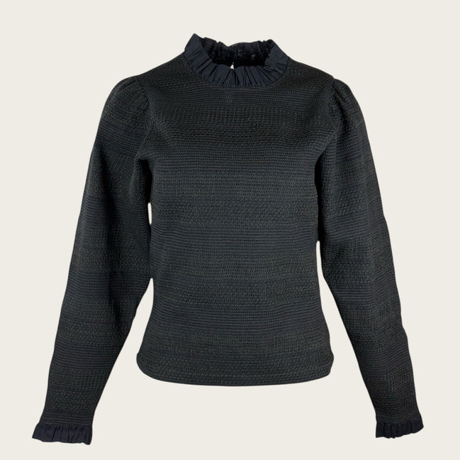 Blusa Punto Smoke Navy Elisa Antik Batik