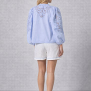 Scarlett Poppies, Camicia in Popeline con Pizzo Vesma