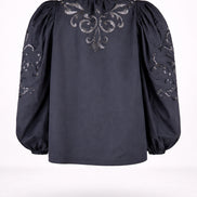 Scarlett Poppies, Camicia in Popeline con Pizzo Vesma