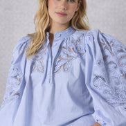 Scarlett Poppies, Camicia in Popeline con Pizzo Vesma