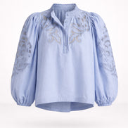 Scarlett Poppies, Camicia in Popeline con Pizzo Vesma