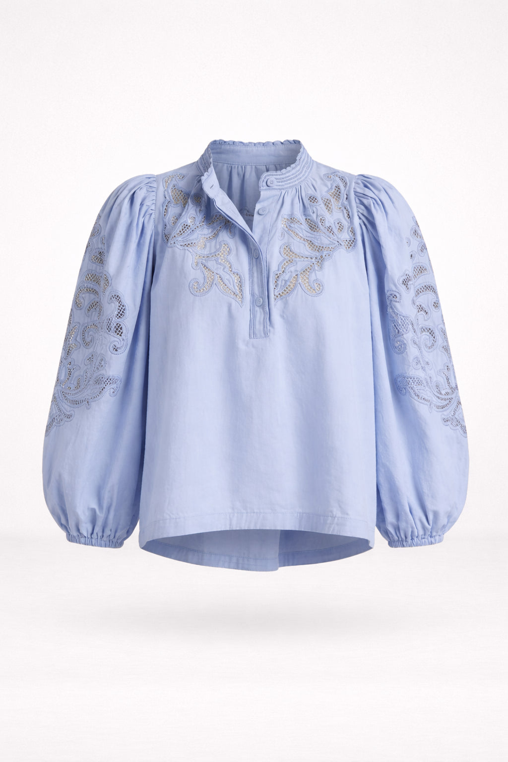 Scarlett Poppies, Camicia in Popeline con Pizzo Vesma