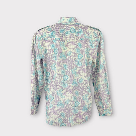 Camicia Over in Cotone Maniche Lunghe Fantasia Maison Hotel