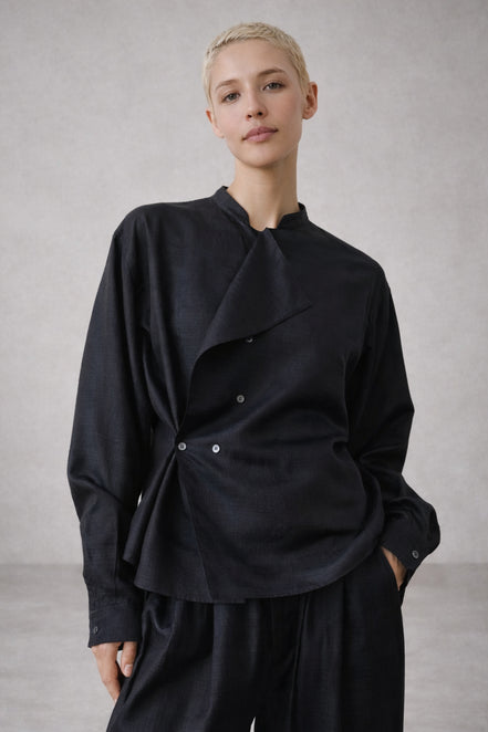 Blusa Kimono in Seta Soeur