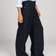 Anaii, Denim Loose Rinsed Cotton Cashmere