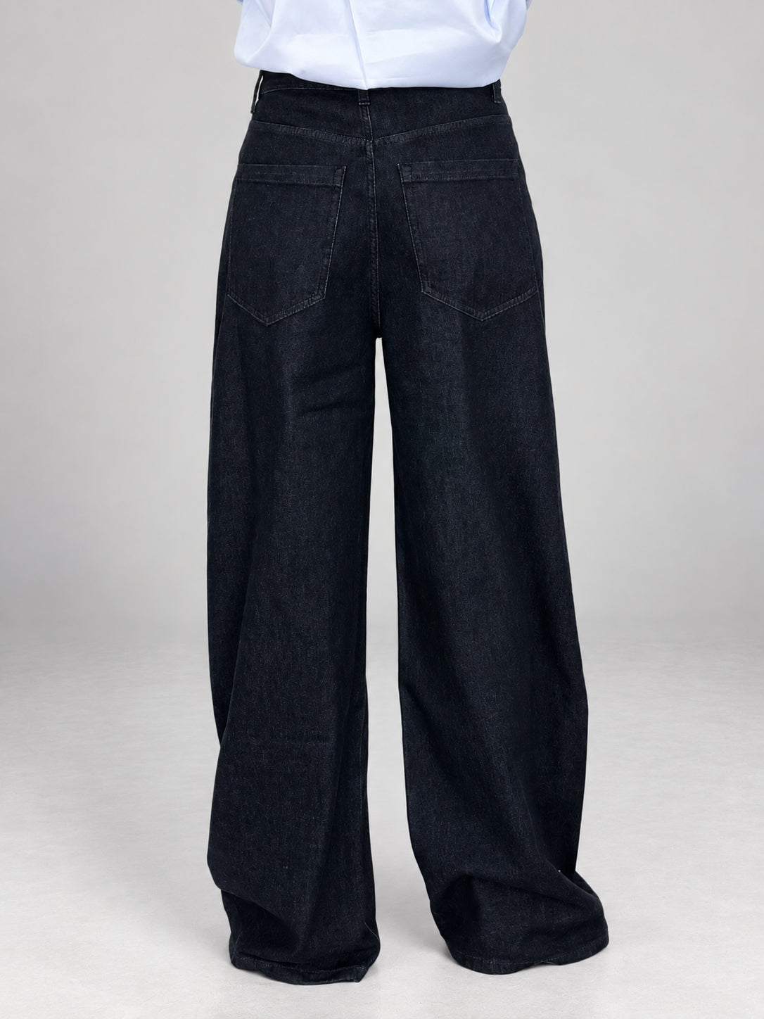 Anaii, Denim Loose Rinsed Cotton Cashmere