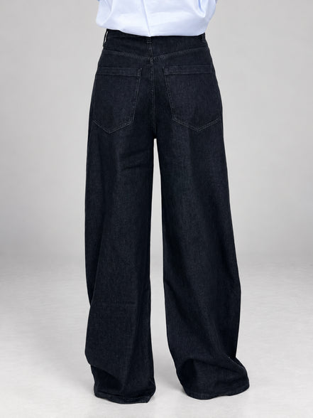 Anaii, Denim Loose Rinsed Cotton Cashmere