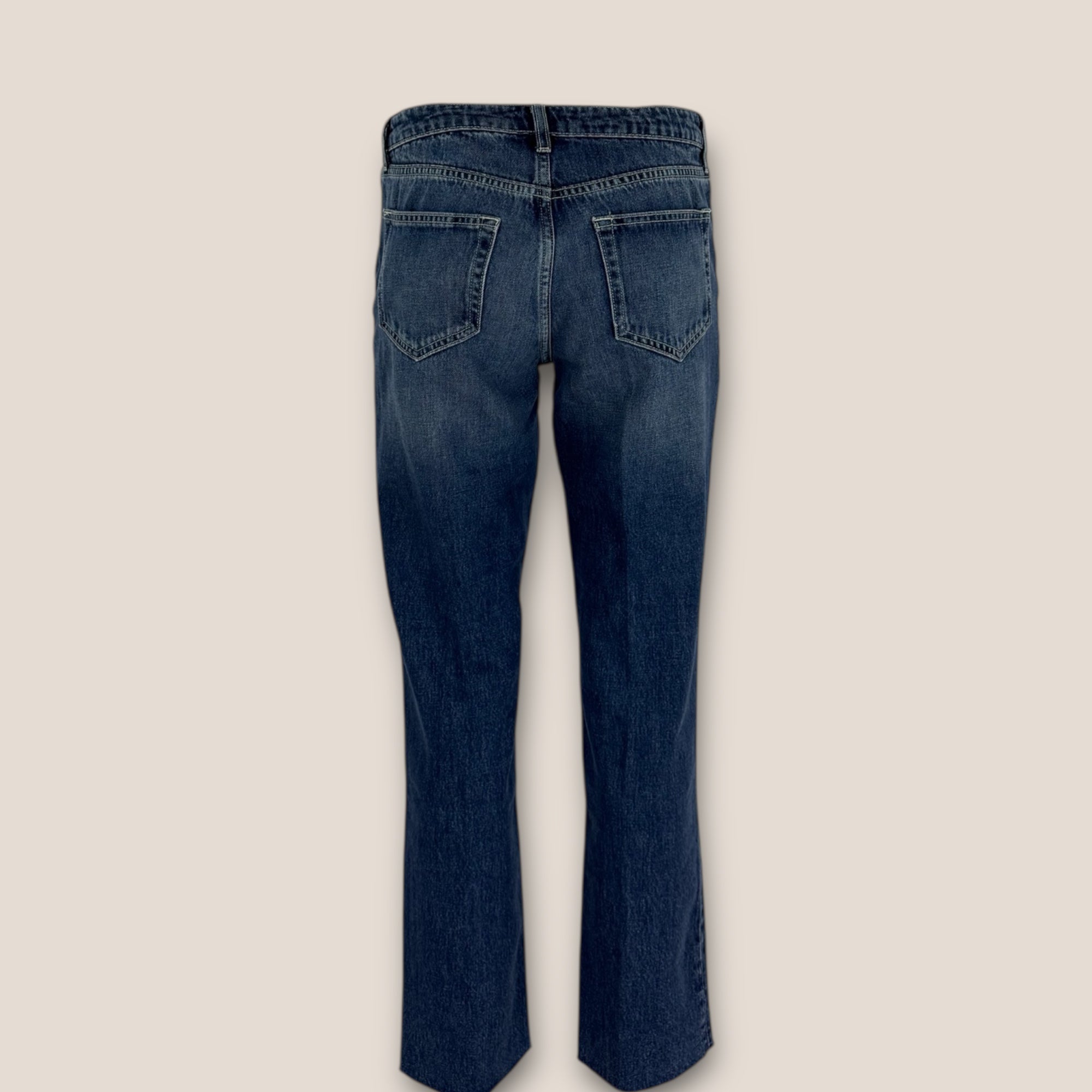 Denim Dritto Vita Media Taglio Vivo L'Agence