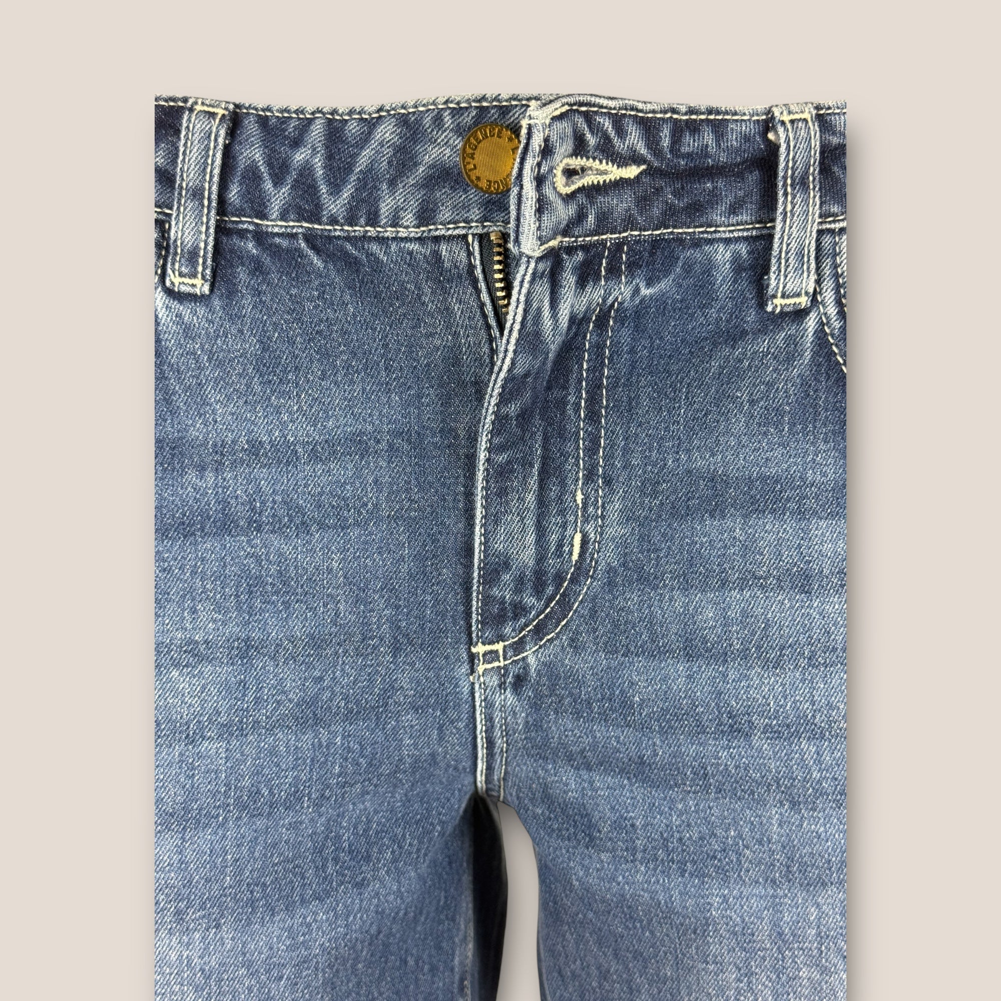 Denim Dritto Vita Media Taglio Vivo L'Agence