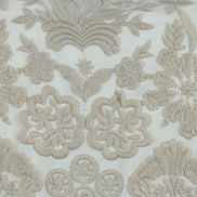 Giacca Corta in Cotone Ricamata Beige Maison Hotel