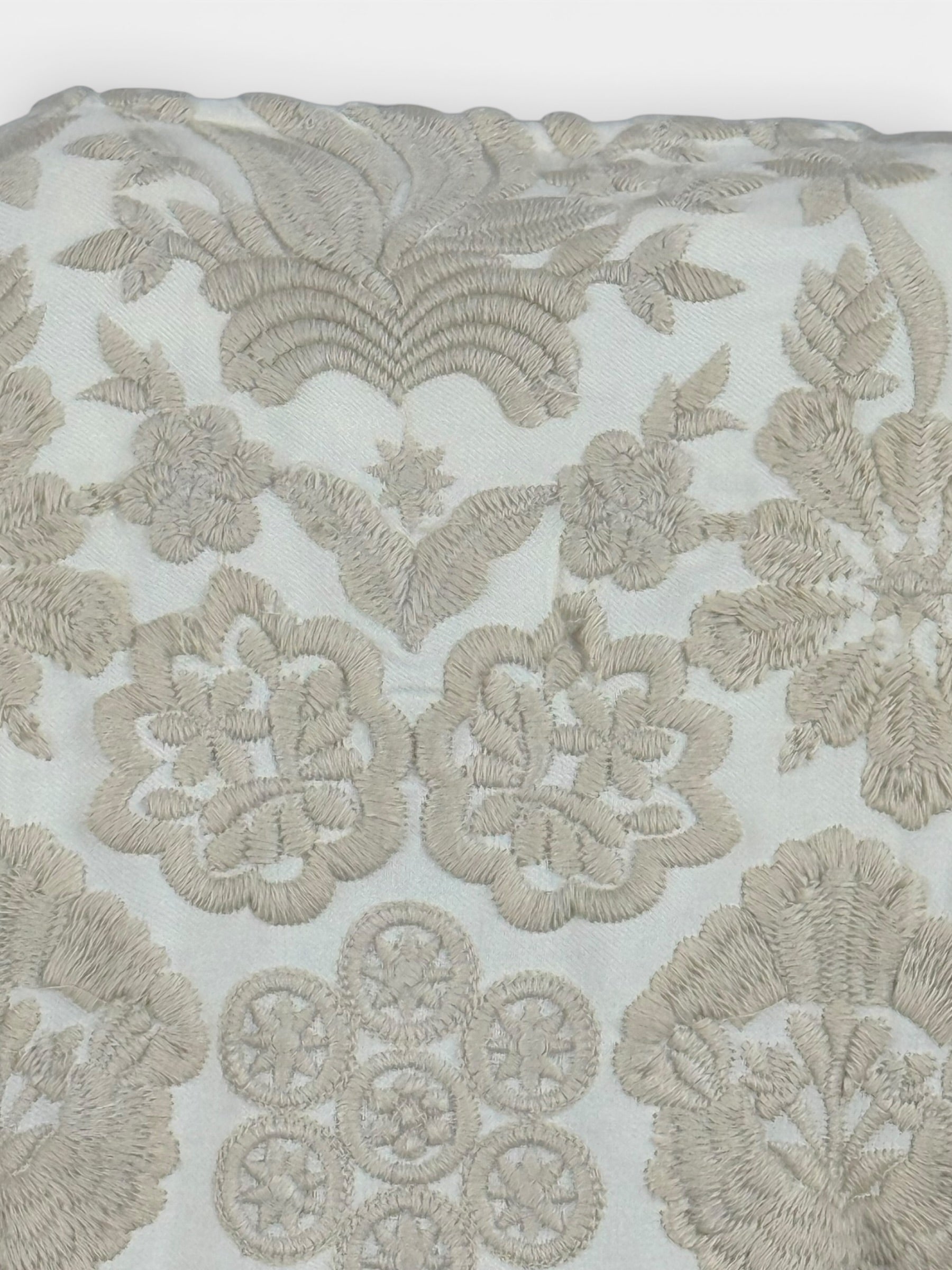 Giacca Corta in Cotone Ricamata Beige Maison Hotel