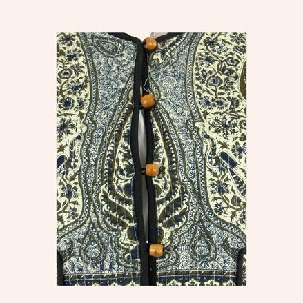 Gilet Paisley Cotone Trapuntato Taya Antik Batik