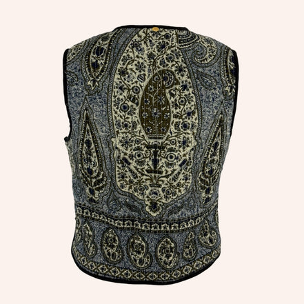 Gilet Paisley Cotone Trapuntato Taya Antik Batik