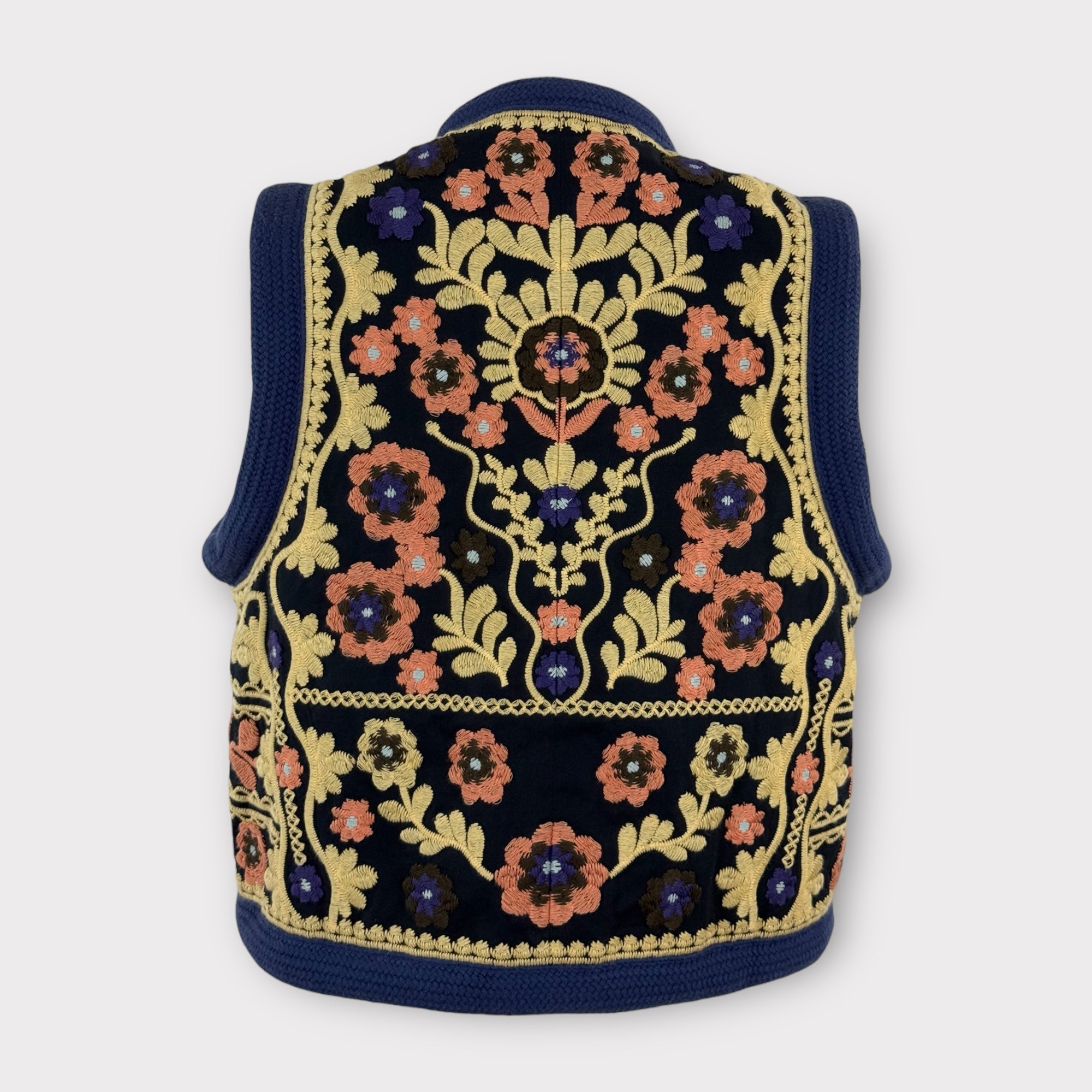 Gilet Girocollo Ricami  Ossie Antik Batik