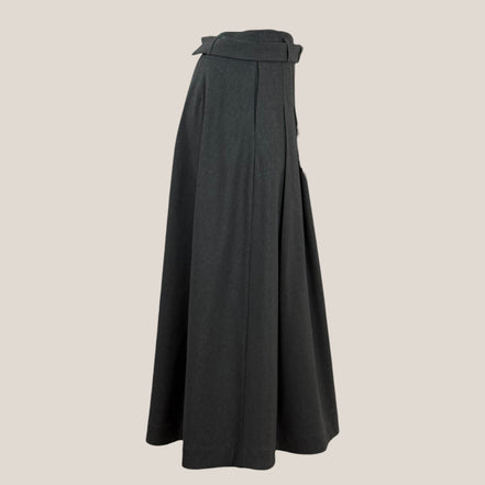 Gonna Midi a Pieghe con Cintura Funny Suncoo