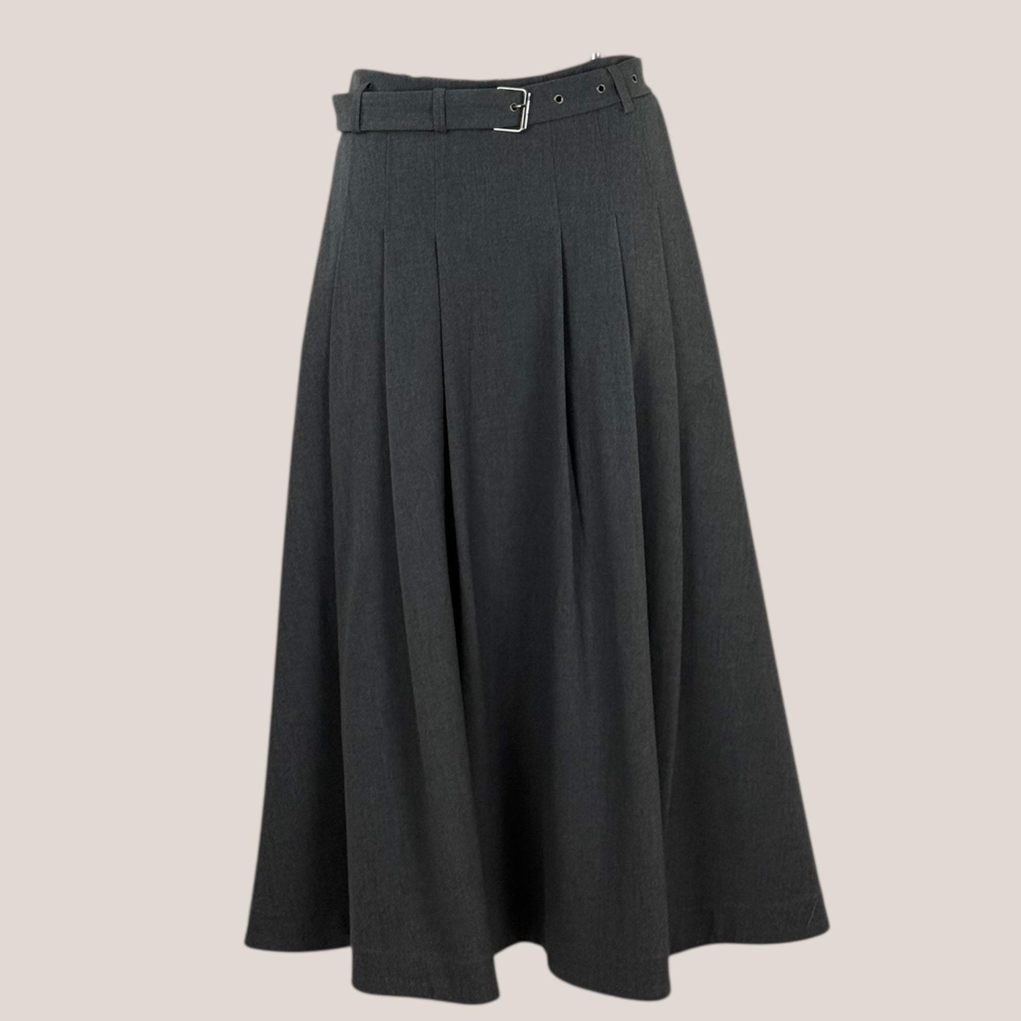 Gonna Midi a Pieghe con Cintura Funny Suncoo