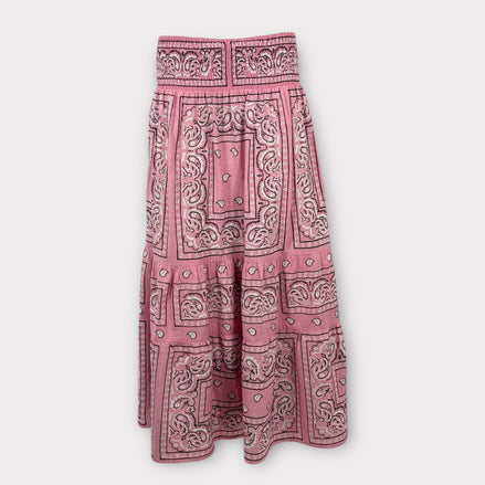 Gonna Lunga con Ricami Bandana Orsina