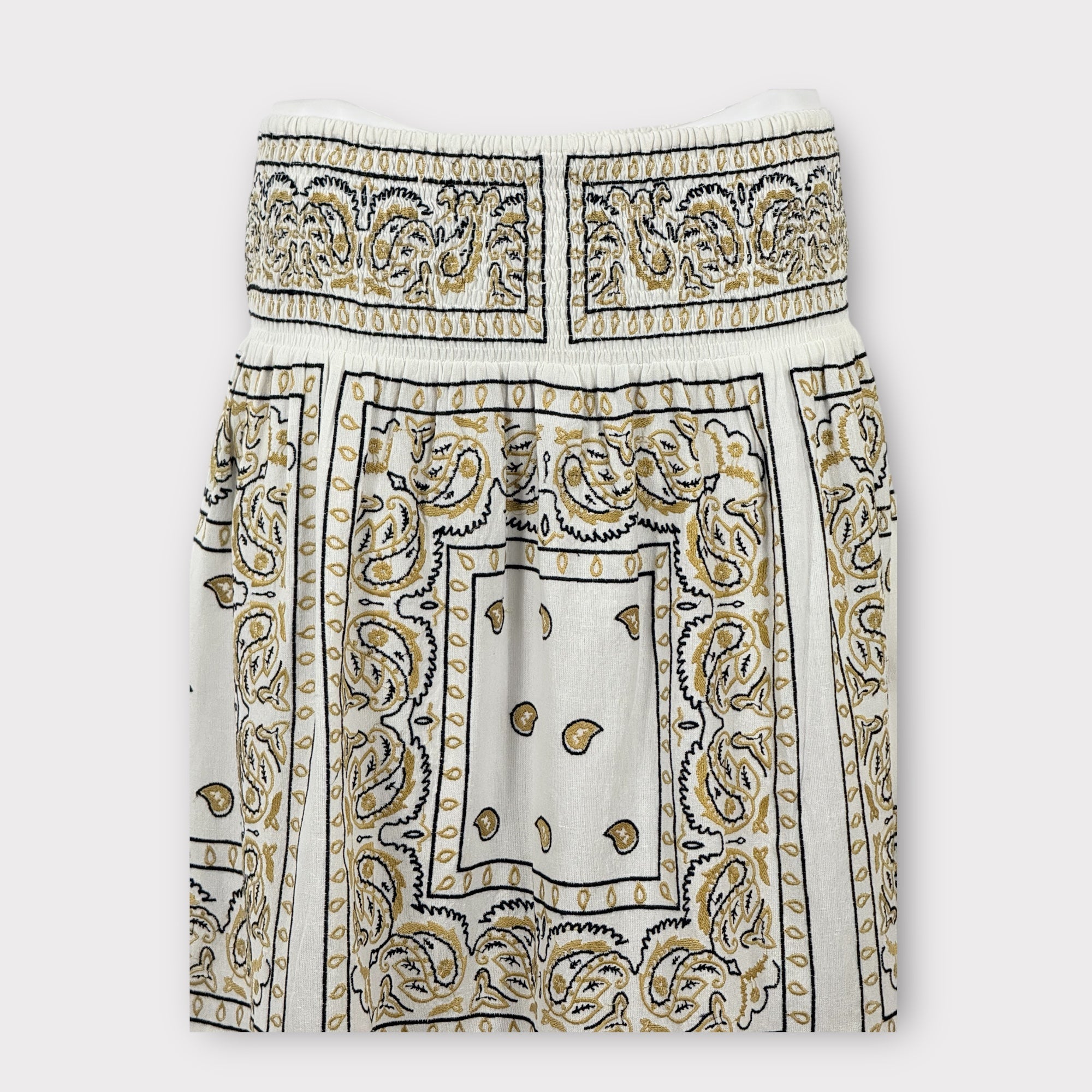 Gonna Lunga con Ricami Bandana Orsina