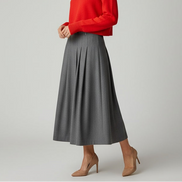 Gonna Midi a Pieghe con Cintura Funny Suncoo