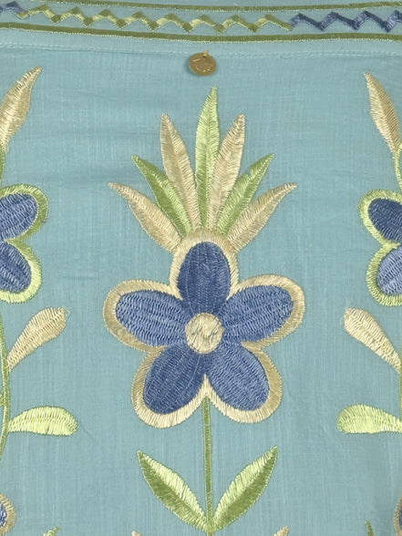 Abito Corto con Ricami Carioca Antik Batik