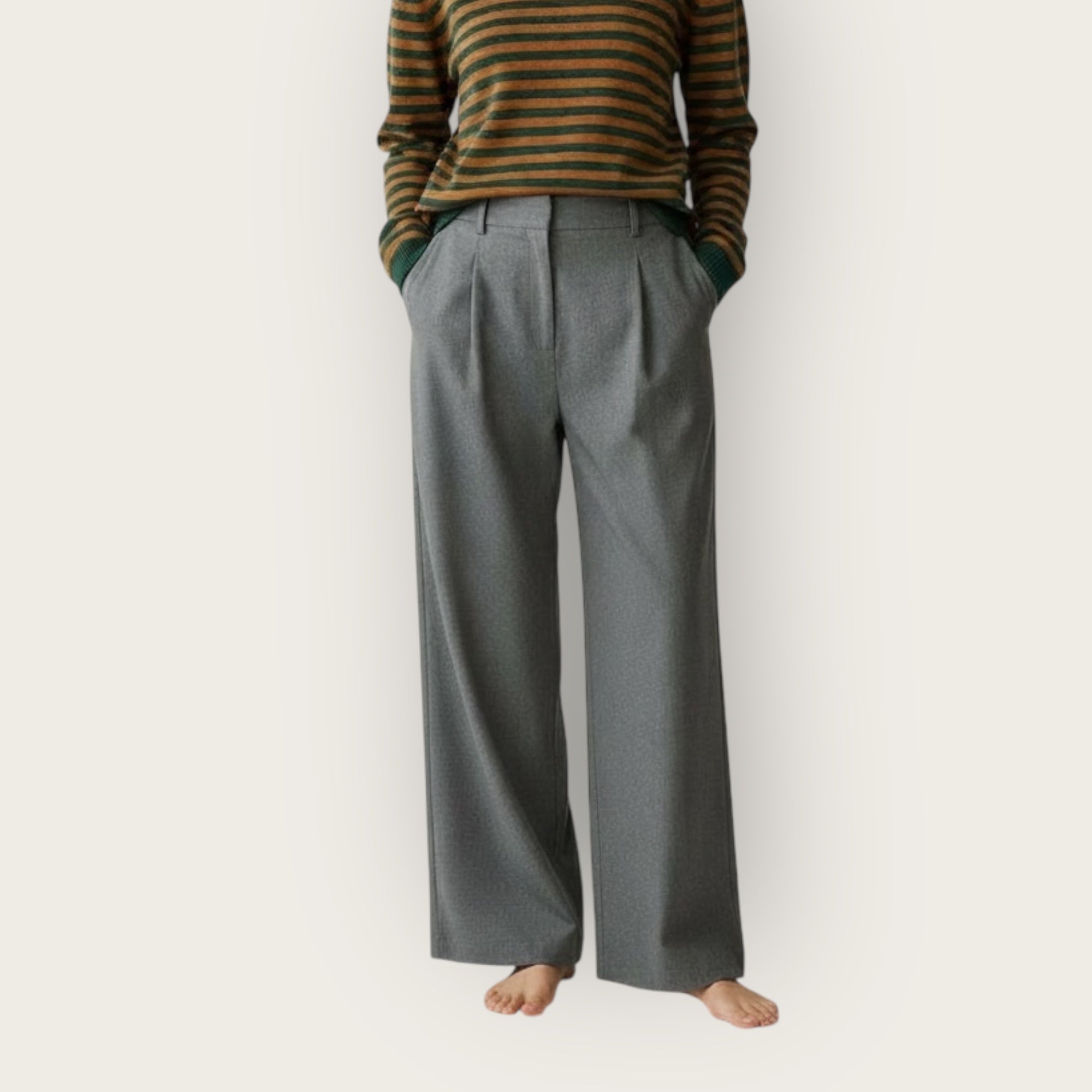 Pantalone Vita Alta Largo Pences Jonas Suncoo