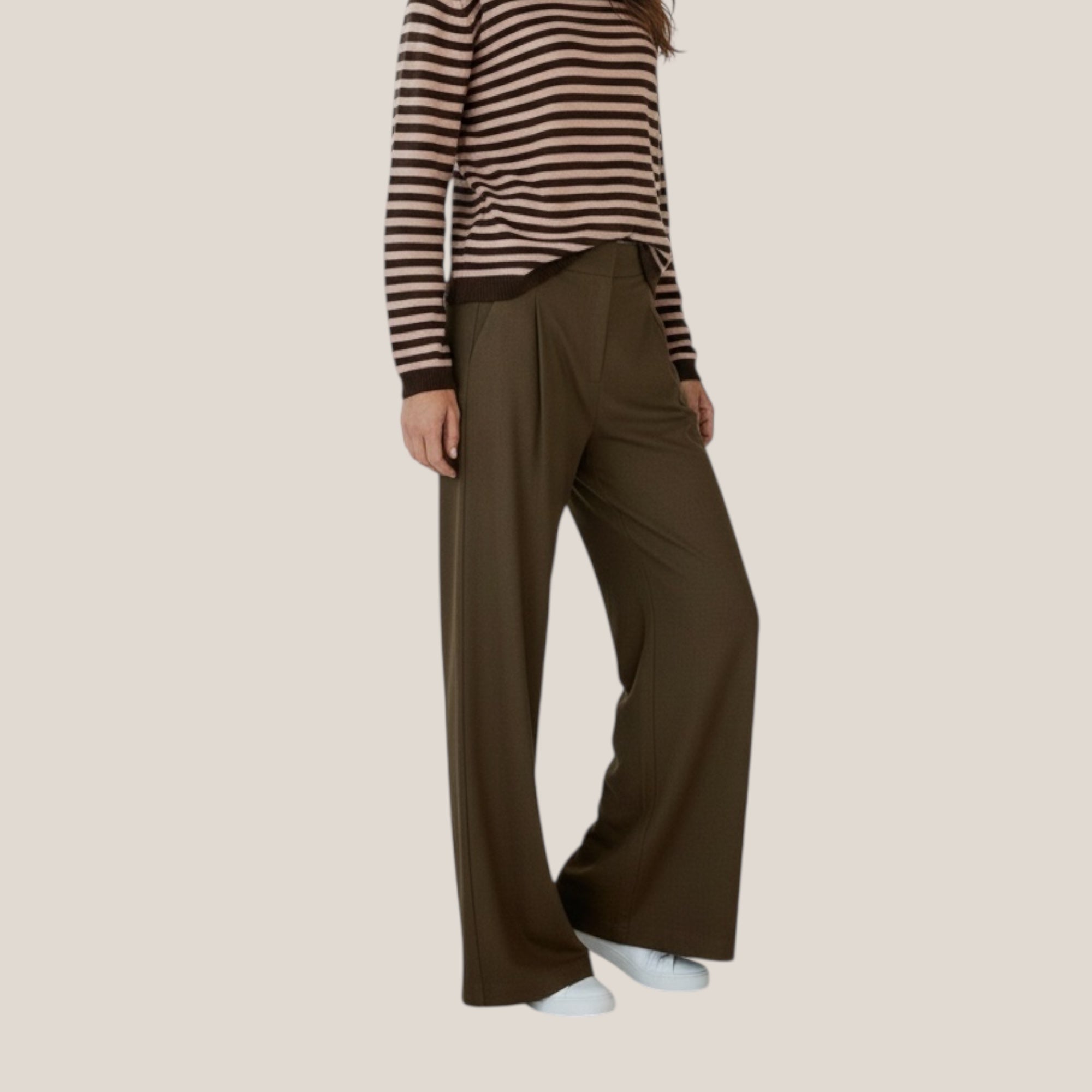 Pantalone Vita Alta Largo Pences Jonas Suncoo