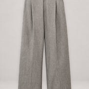 Ba&sh, Pantalone Maschile Gamba Larga in Misto Lana