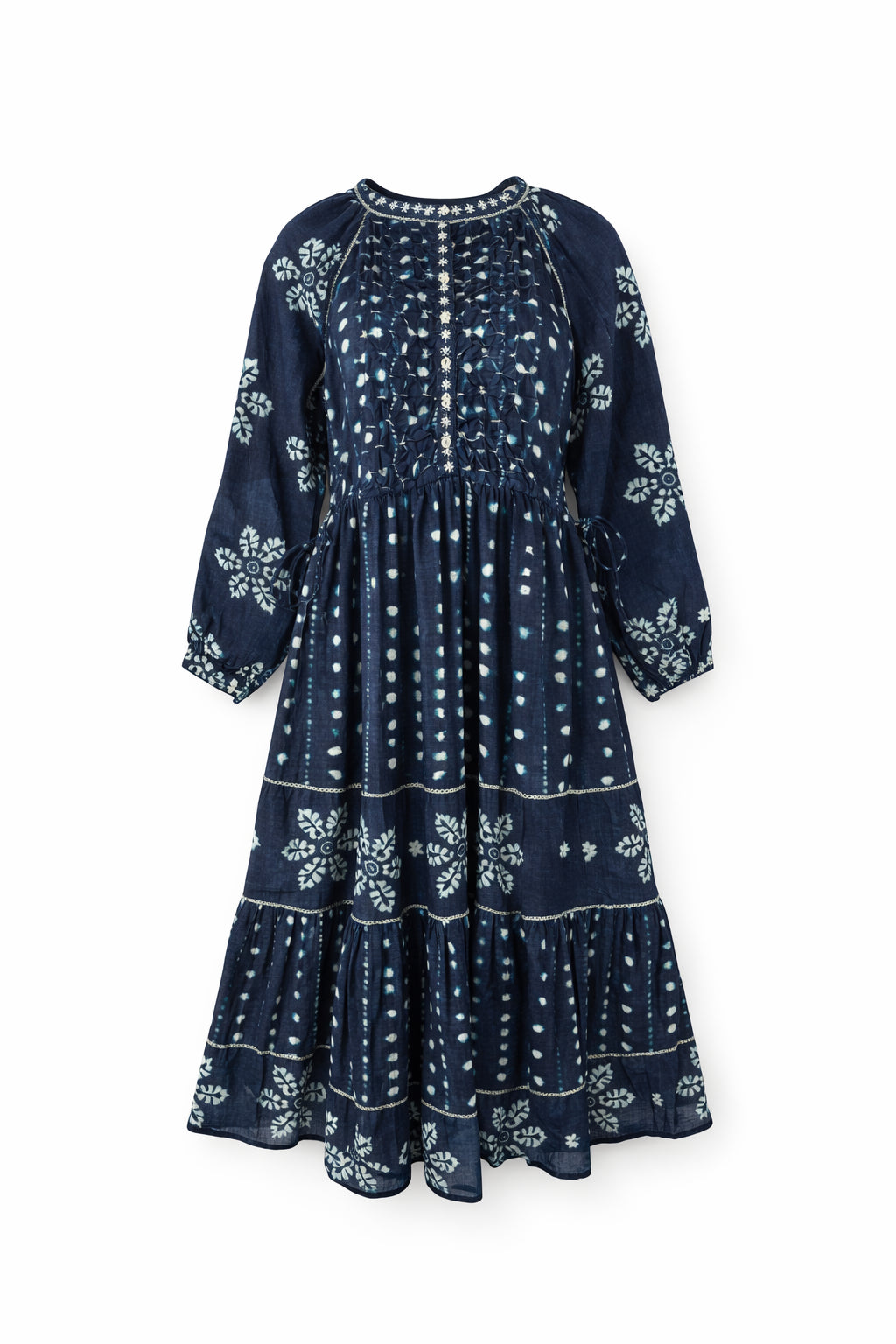 Abito Lungo Navy Shibori Maison Hotel