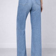 Denim Leggero Gamba Larga Lavaggio Chiaro Scottie L'Agence