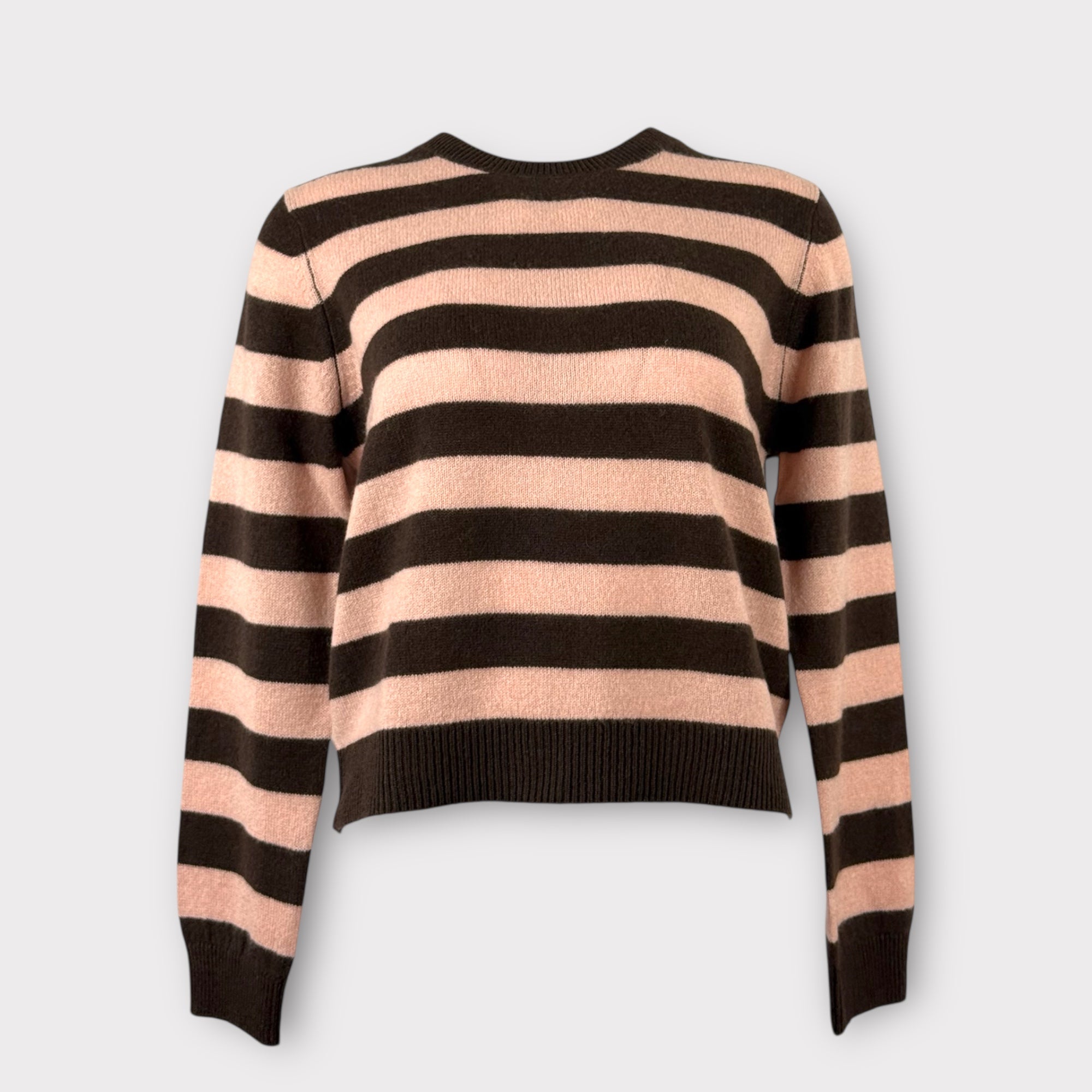 Maglia Girocollo a Righe in Cashmere Jumper1234