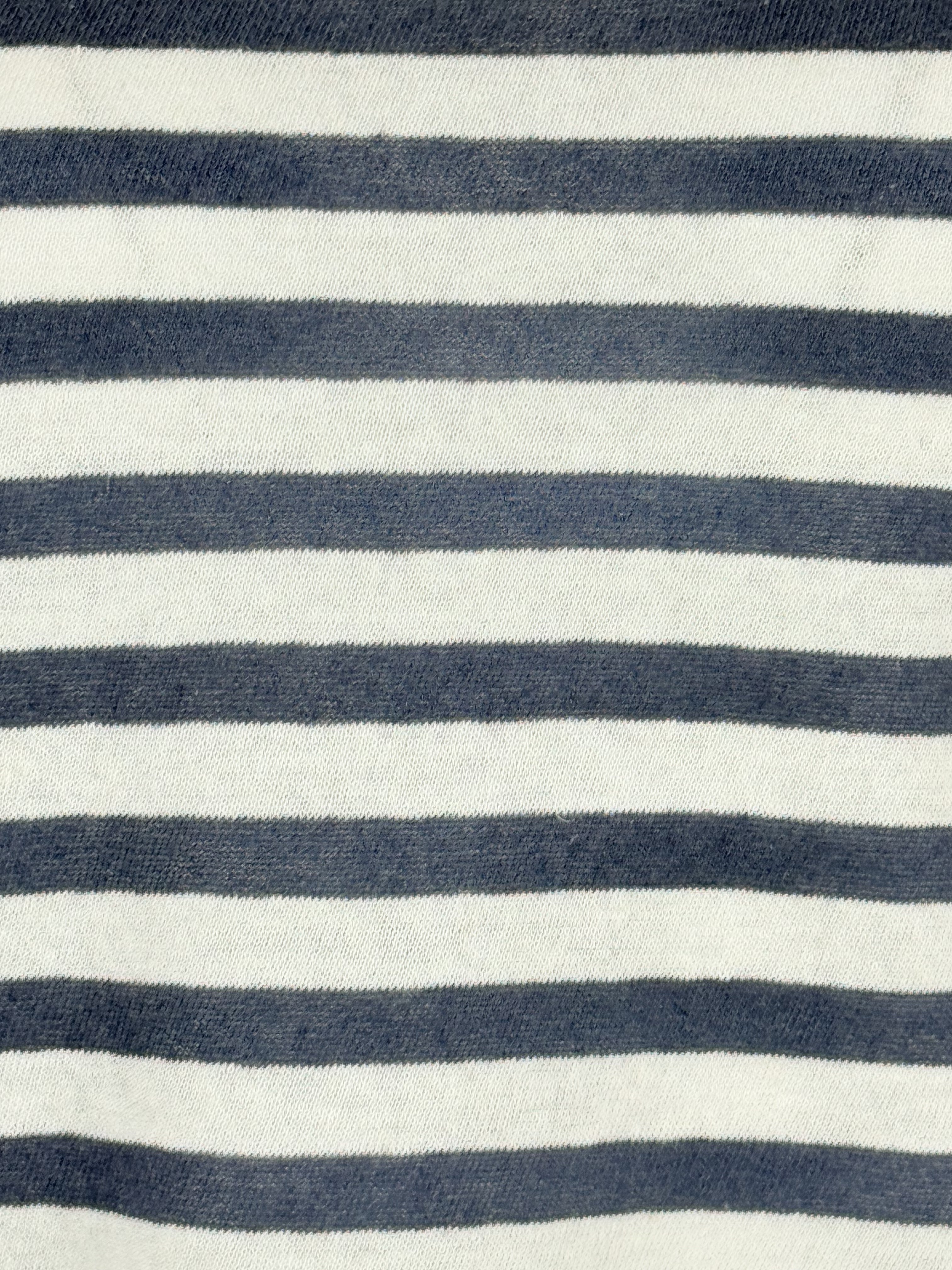 Majestic Filatures, Tshirt Barchetta Manica a 3/4 Lino a Righe