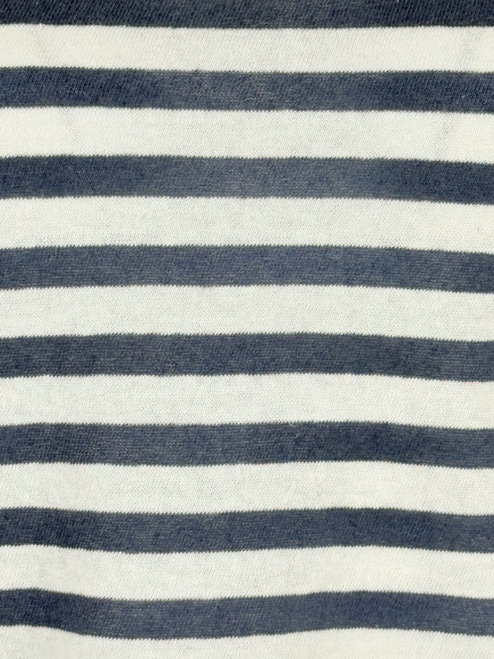 Majestic Filatures, Tshirt Barchetta Manica a 3/4 Lino a Righe