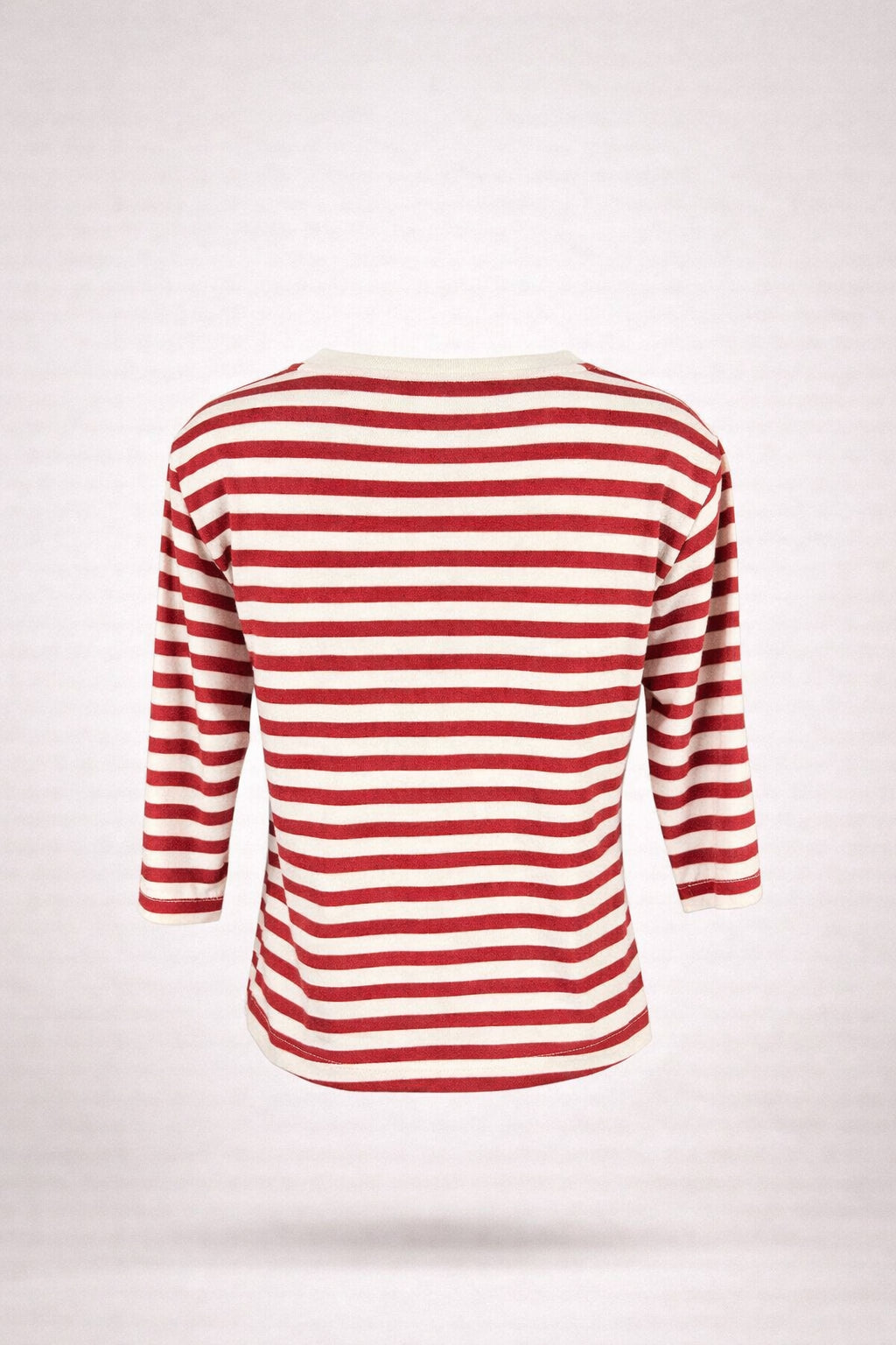 Majestic Filatures, Tshirt Barchetta Manica a 3/4 Lino a Righe