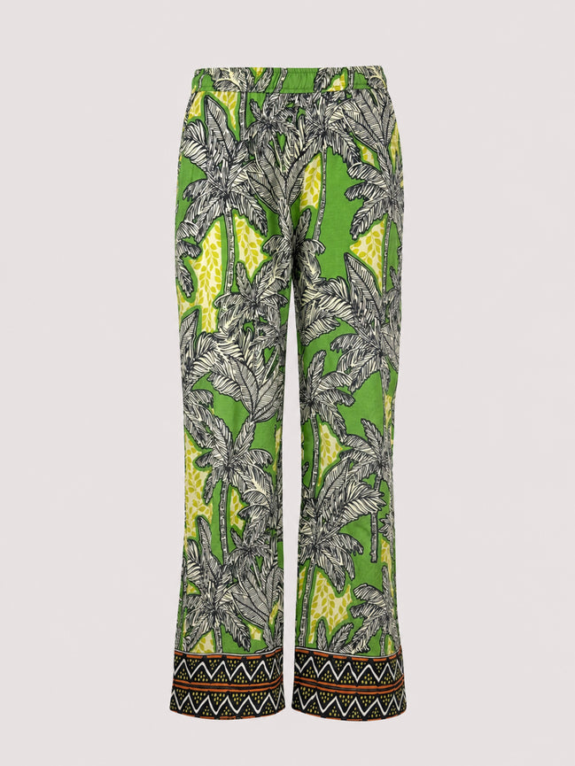 Devotions Twins, Pantalone di Garza di Cotone Jungle