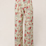 Pantalone di Cotone Largo Vita Media Fantasia Maison Hotel