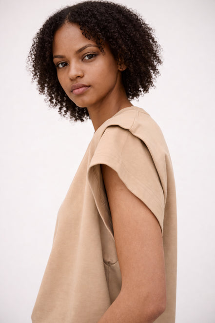 Tshirt Over Manica Corta in Cotone, Ba&sh