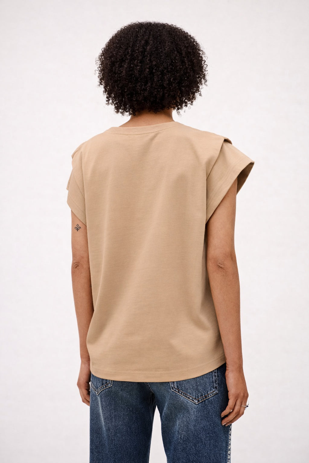 Tshirt Over Manica Corta in Cotone, Ba&sh
