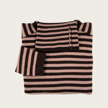 Maglia ColloAlto Righe Cashmere Jumper1234