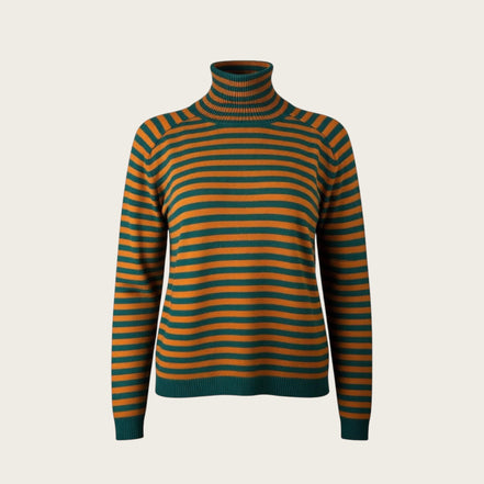 Maglia ColloAlto Righe Cashmere Jumper1234